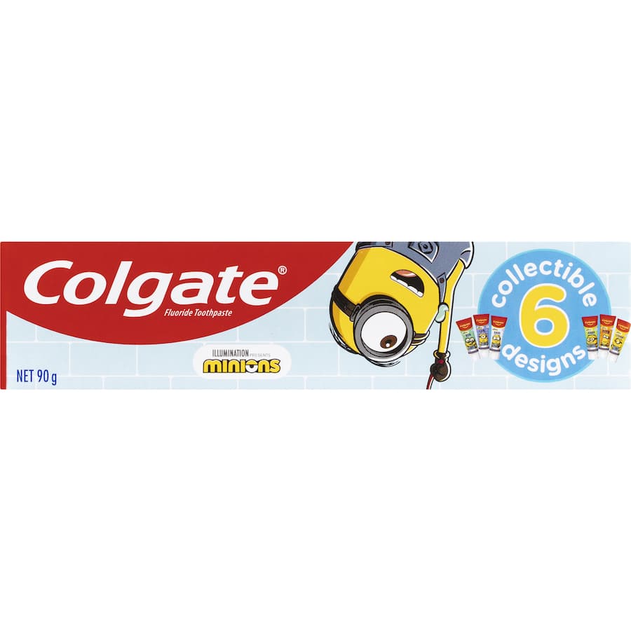 Colgate Kids 6+ Years Toothpaste Minions Mild Mint Gel 90g