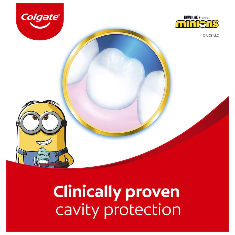 Colgate Kids 6+ Years Toothpaste Minions Mild Mint Gel 90g