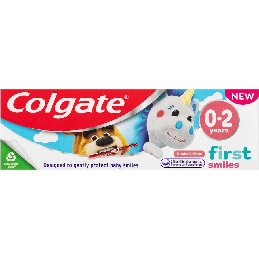 Colgate Kids 0-2 Years Baby Toothpaste First Smiles Strawberry 50mL