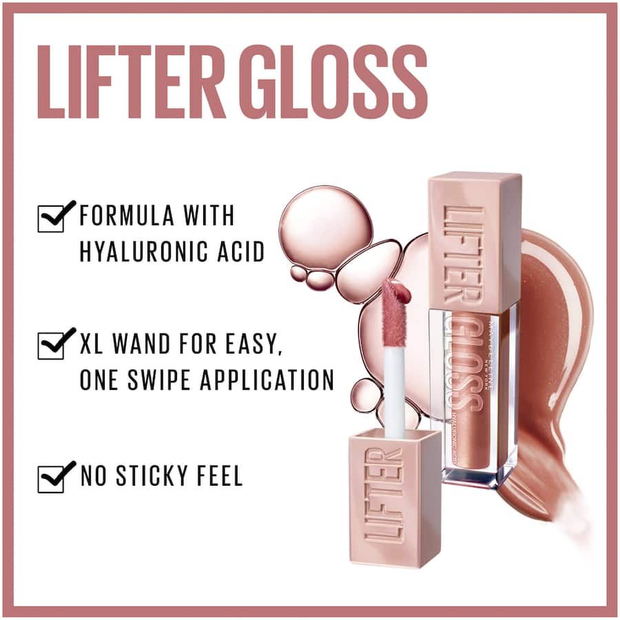 Maybelline Lifter Gloss Hydrating Lip Gloss Ice 5.4mL