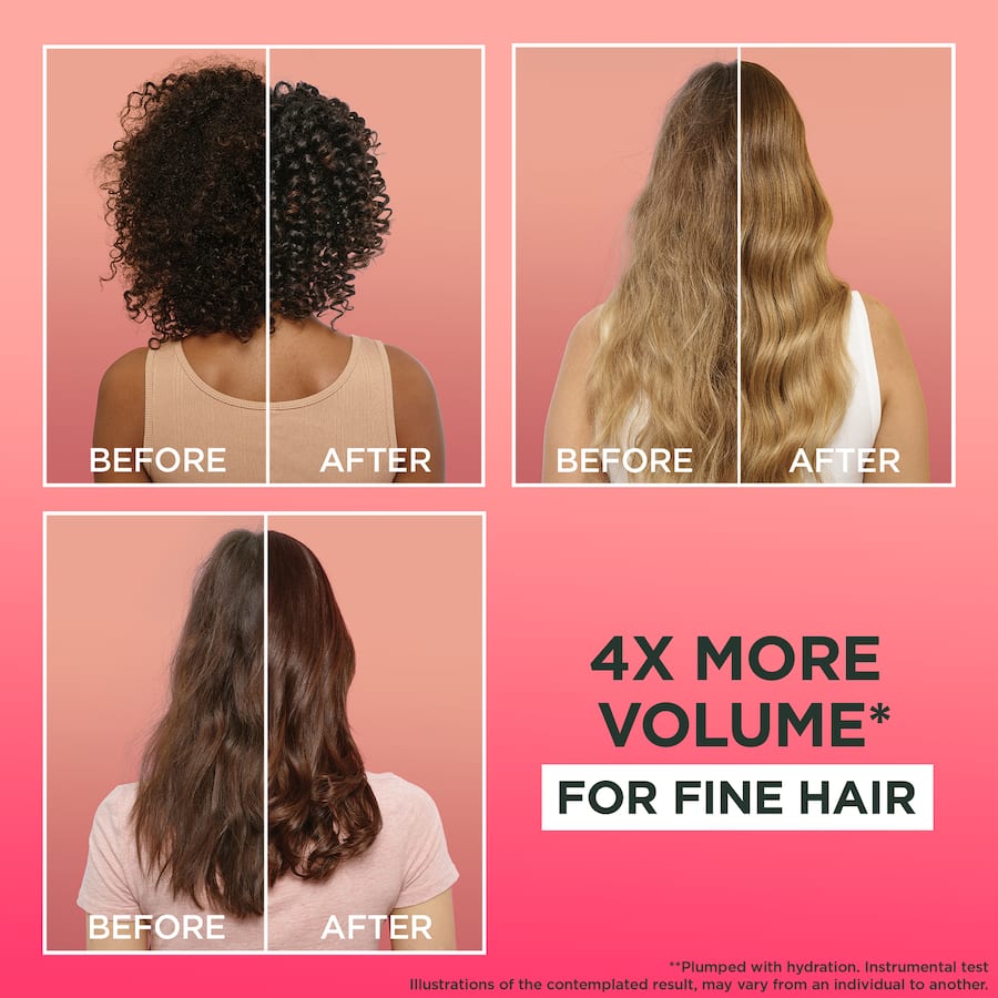 Garnier Fructis Volumising Hair Food Watermelon 3 In 1 Tub 390mL