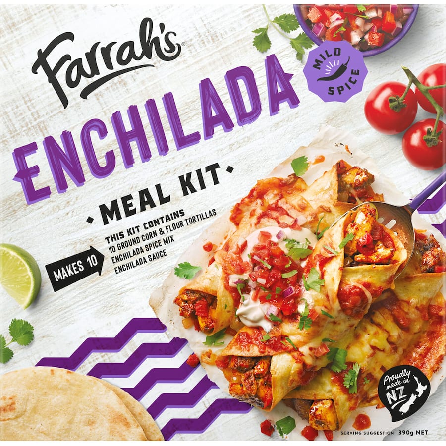 Farrah's Meal Kit Enchilada 10 pack 390g