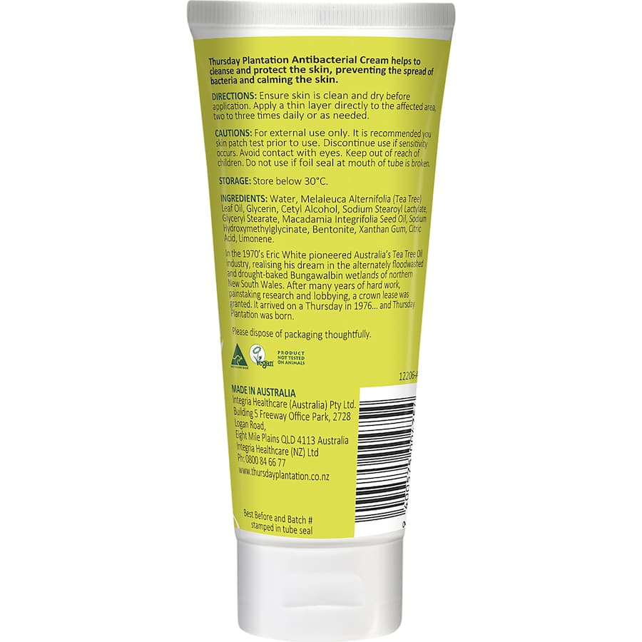 Thursday Plantation Face Scrub Tea Tree Exfoliating Tube 100mL
