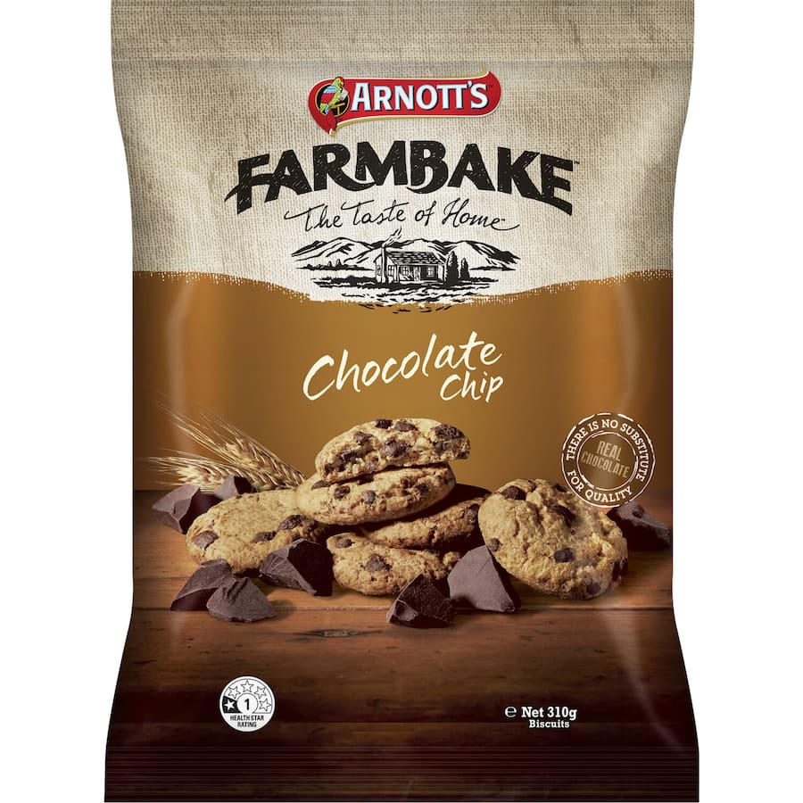Arnotts Farmbake Cookies Chocolate Chip 310g