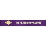 Pataks Pappadums Plain 10 pack 100g