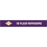 Pataks Pappadums Plain 10 pack 100g