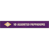 Pataks Pappadums Plain, Cracked Pepper & Garlic 10 pack 100g