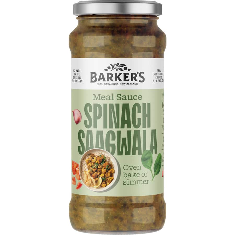 Barkers Meal Sauce Spinach Saagwala 355g