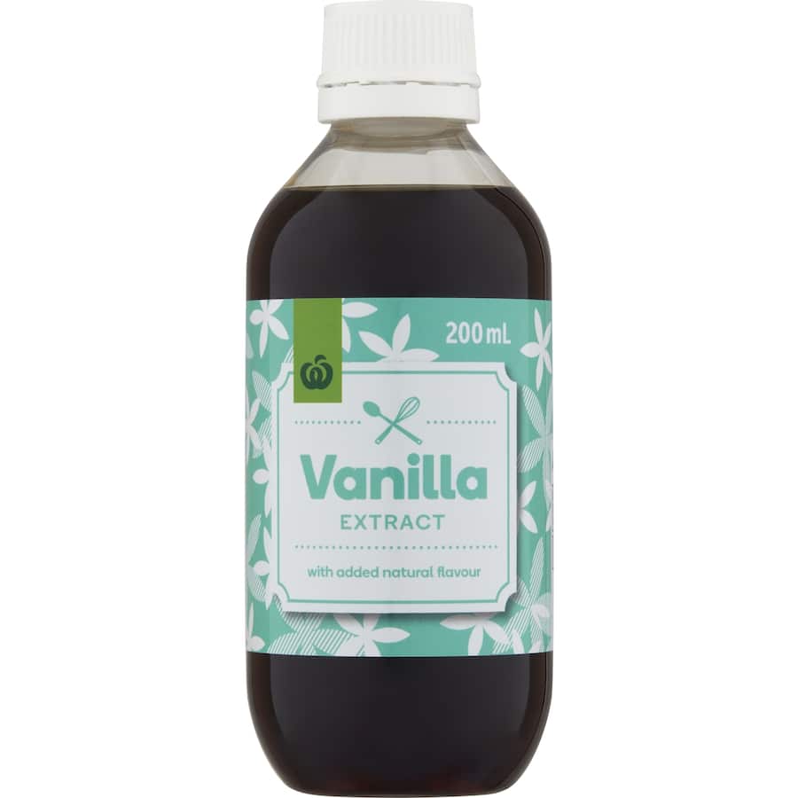 Woolworths Vanilla Extract With Added Natural Flavour 200mL