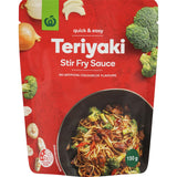 Woolworths Stir Fry Sauce Teriyaki Pouch 150g