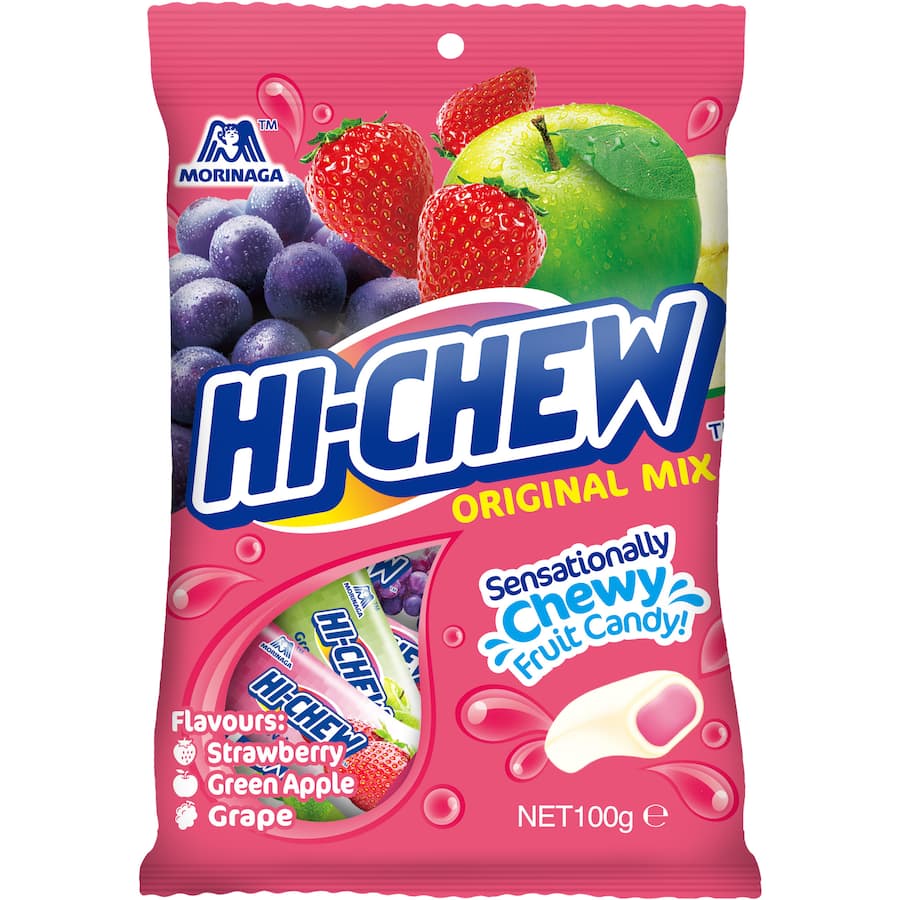 Hi-chew Sweets Original Chewy Fruit Candy 100g
