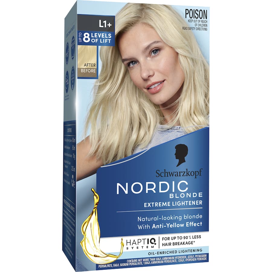 Nordic Blonde Hair Colour Extreme Lightener 1pack