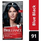 Schwarzkopf Brilliance Hair Colour 91 Blue Black 1pack