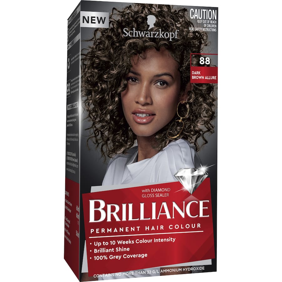 Schwarzkopf Brilliance Hair Colour 88 Dark Brown Allure 1pack