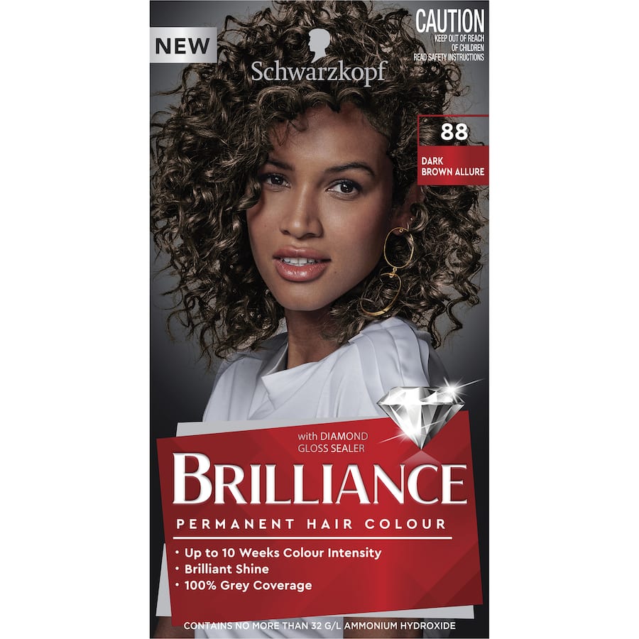 Schwarzkopf Brilliance Hair Colour 88 Dark Brown Allure 1pack