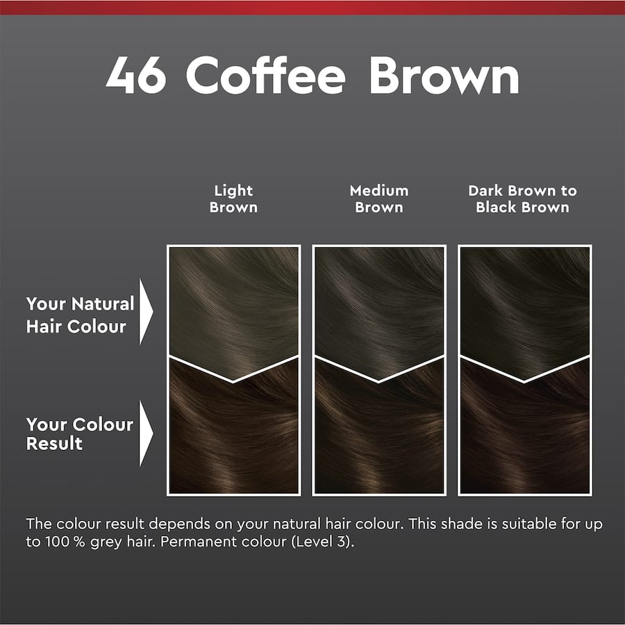 Schwarzkopf Brilliance Hair Colour 46 Coffee Brown 1pack