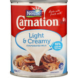 Nestlé Carnation Evaporated Milk Light & Creamy Tear tab can 340mL