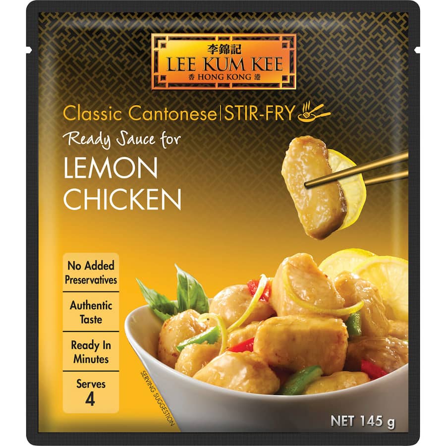Lee Kum Kee Recipe Base Lemon Chicken Pouch 145g