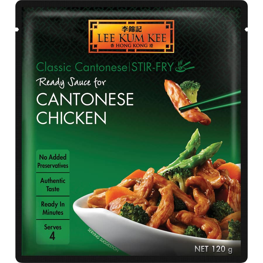 Lee Kum Kee Recipe Base Cantonese Stir-fry Chicken Pouch 120g