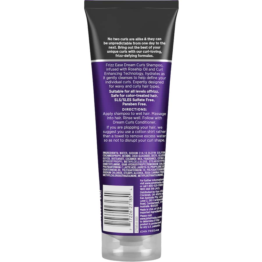 John Frieda Frizz Ease Shampoo Dream Curls 250mL