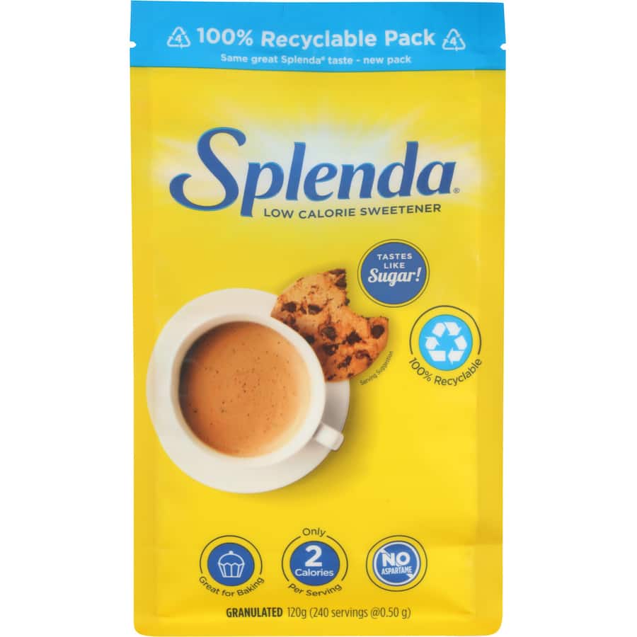 Splenda Sugar Substitute Granular Sweetener 120g