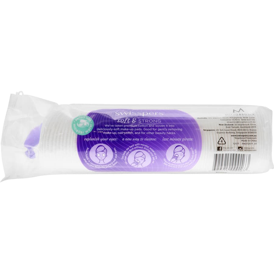 Swisspers Cotton Pads Make Up 80pack