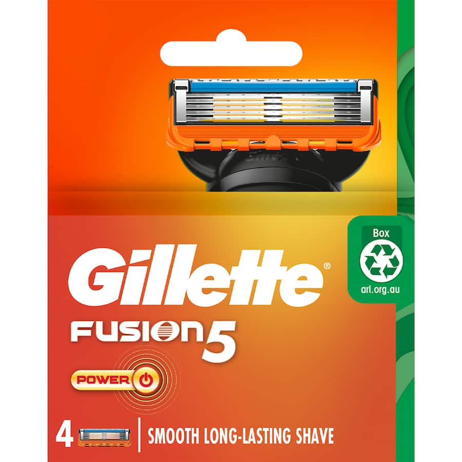 Gillette Fusion Power 5 Razor Blades  Refill 4pack