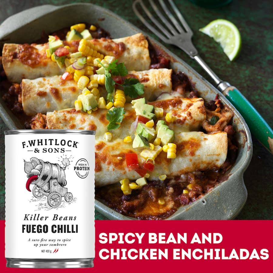 F Whitlock & Sons Killer Beans Fuego Chilli 420g