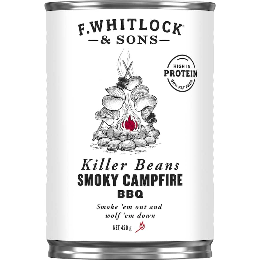 F Whitlock & Sons Killer Beans Smoky Campfire Bbq 420g