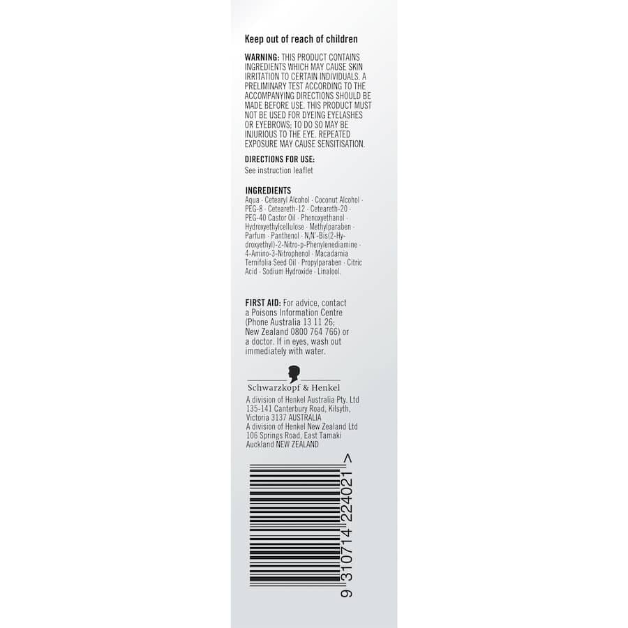 Schwarzkopf Live Colour Hair Colour Aztec Copper 1pack