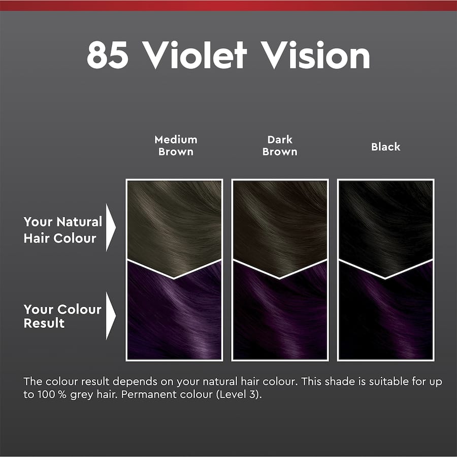 Schwarzkopf Brilliance Hair Colour 85 Violet Vision 1pack