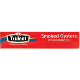 Trident Oysters Whole Smoked In Vege Oil Can 85g