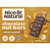 Nice & Natural Nut Bars Choc Salted Caramel 6pk 180g