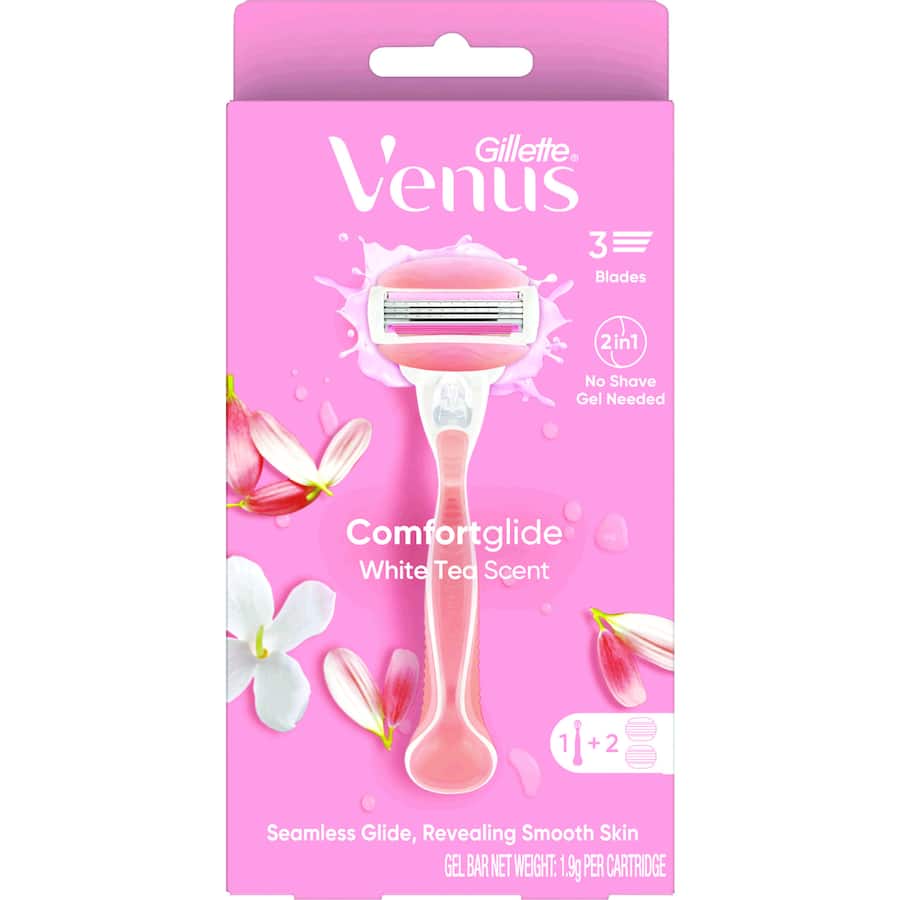 Gillette Venus Comfortglide Razor White Tea 2pack