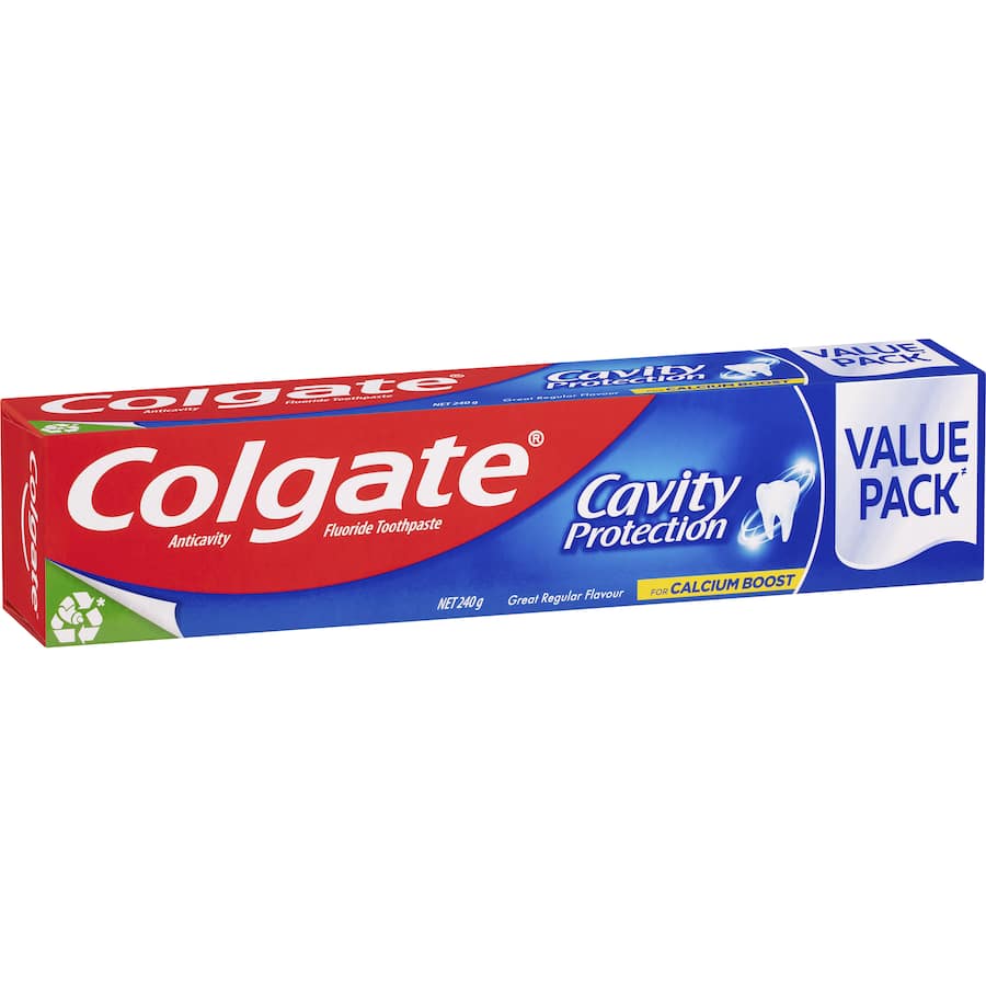 Colgate Cavity Protection Toothpaste Great Regular Value Pack 240g