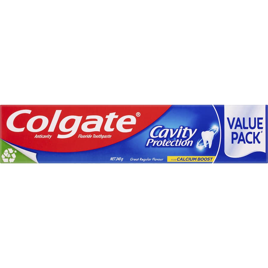 Colgate Cavity Protection Toothpaste Great Regular Value Pack 240g