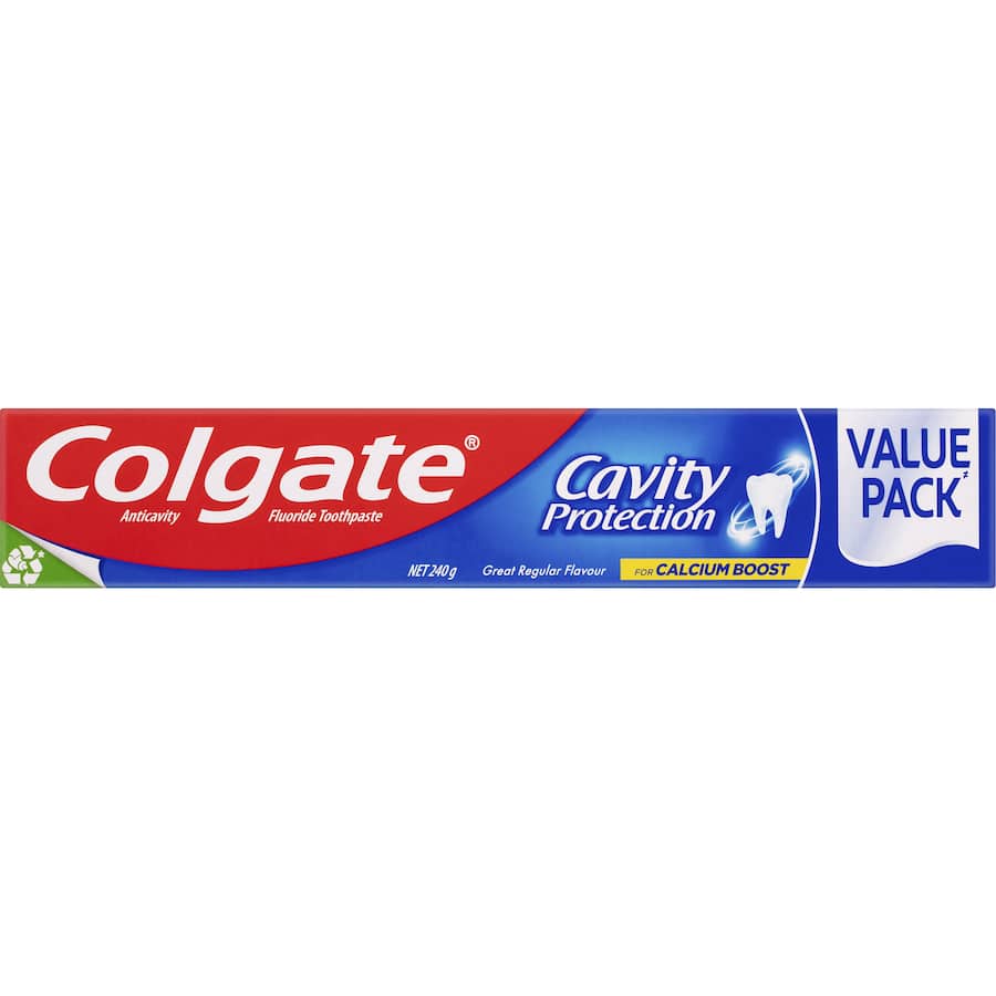 Colgate Cavity Protection Toothpaste Great Regular Value Pack 240g