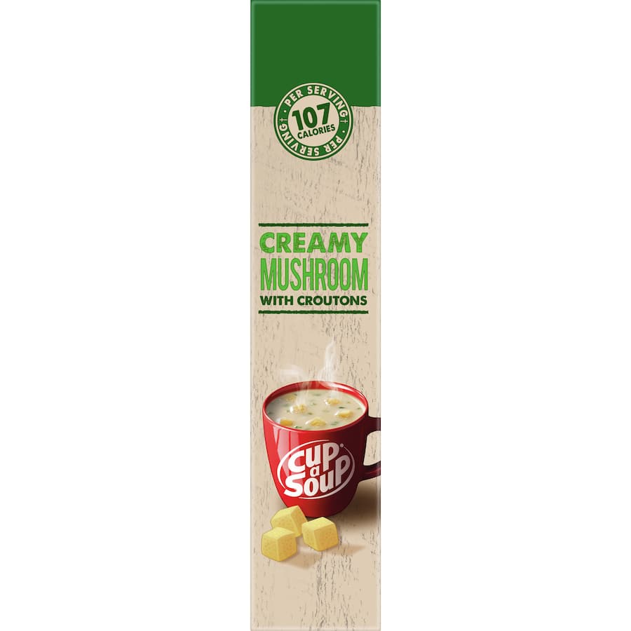 Continental Classics Cup A Soup Creamy Mushroom With Croutons Pack 50g