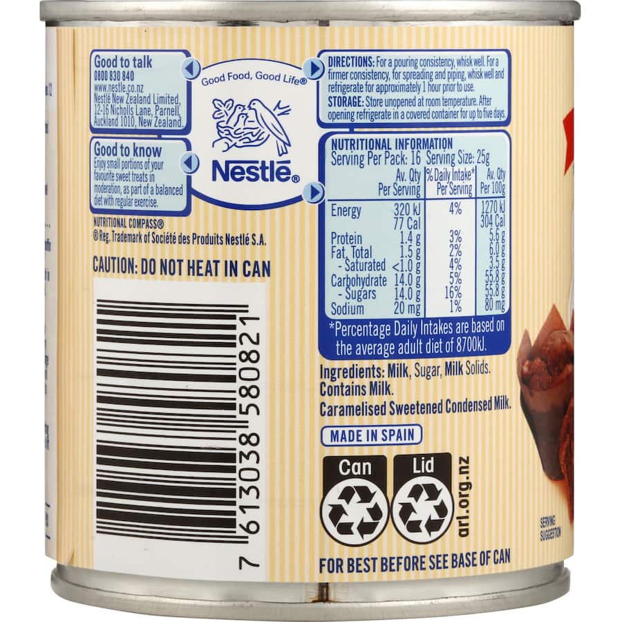 Nestlé Highlander Caramel Filling Can 395g