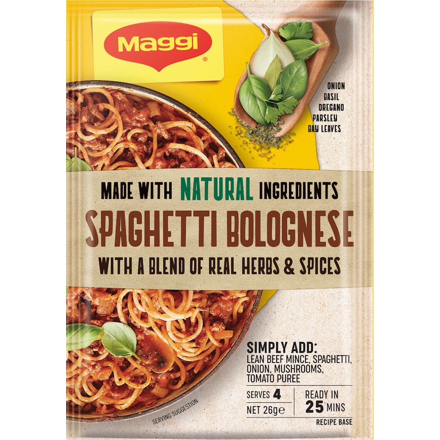 Maggi Recipe Base Spaghetti Bolognese Sachet 26g