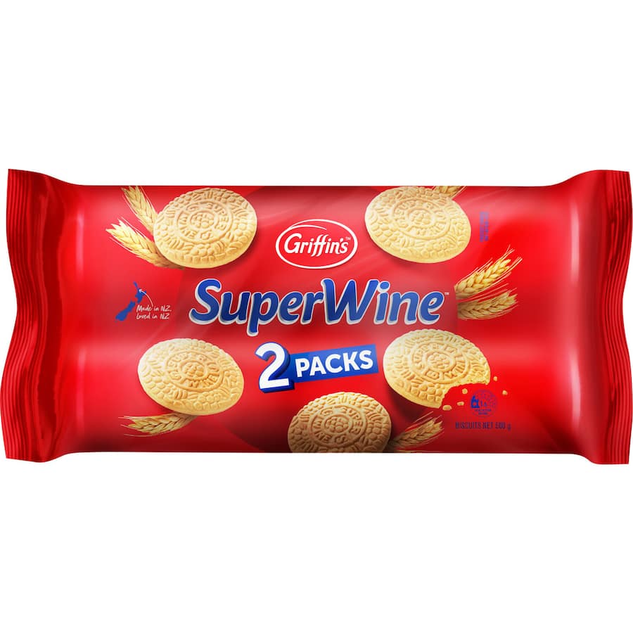 Griffins Biscuits Superwine Twin Pack 500g