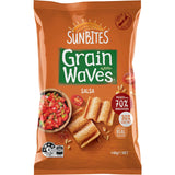 Sunbite Grain Waves Wholegrain Chips Salsa 140g
