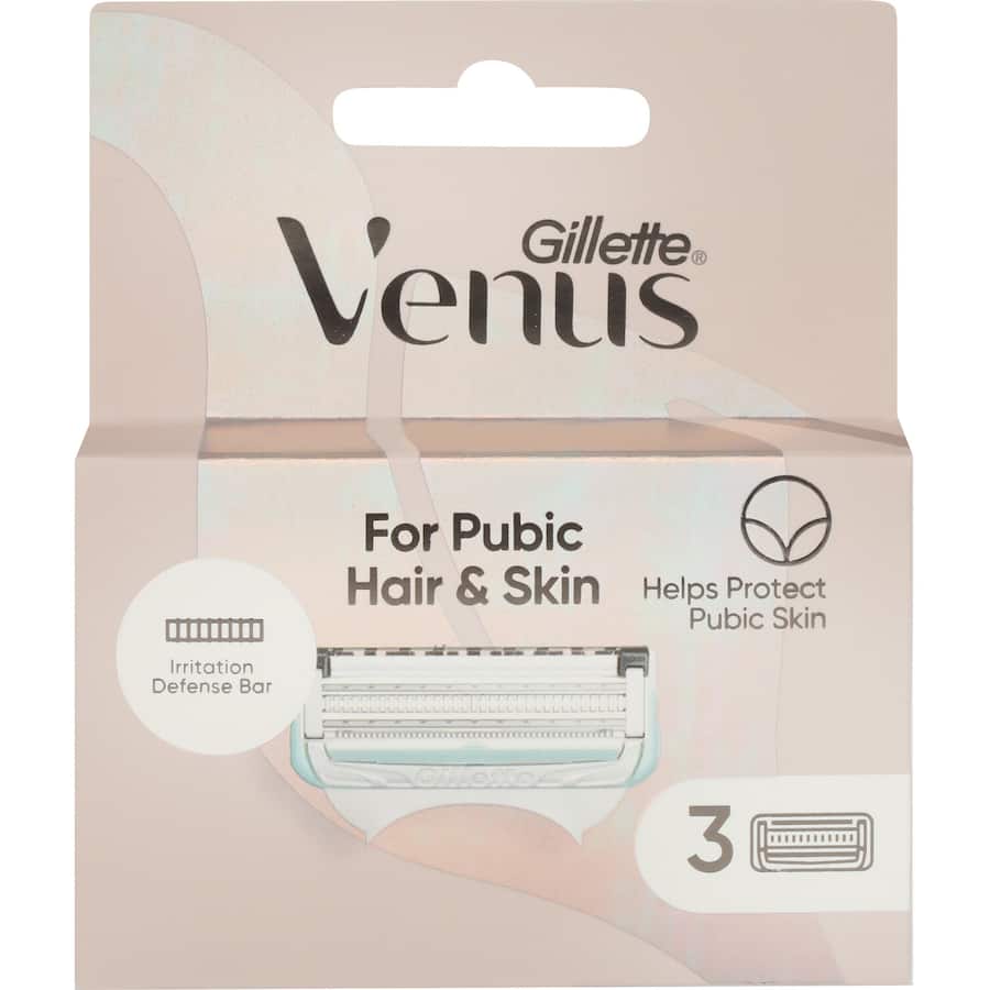 Gillette Venus Pubic Hair & Skin  3pack