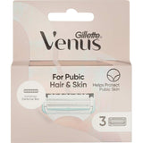 Gillette Venus Pubic Hair & Skin  3pack
