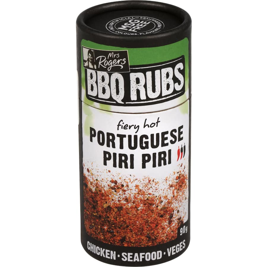 Mrs Rogers Bbq Rub Portuguese Piri Piri Shaker 90g