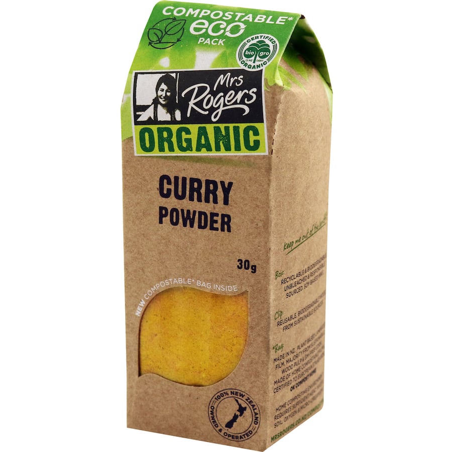 Mrs Rogers Eco Organic Curry Powder  Box 30g