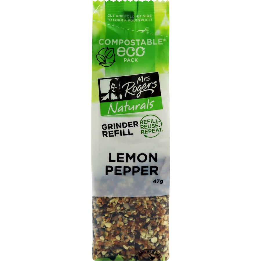 Mrs Rogers Lemon Pepper  Refill 47g
