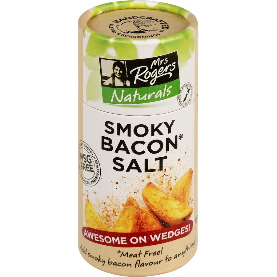 Mrs Rogers Naturals Smoky Bacon Salt  Shaker 120g