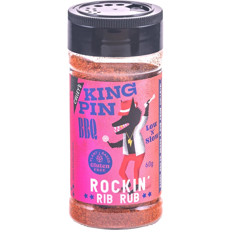Culley's King Pin Bbq Rub Rockin Rib Shaker 60g