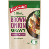 Continental Jug A Gravy Instant Gravy Mix Brown Onion Sachet 25g
